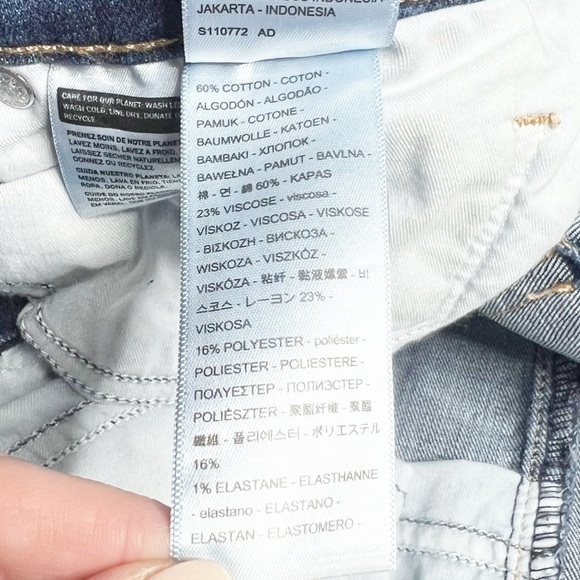 NWT Levi's Women's 721 High Rise Skinny Jeans‎ Blue Stretch Denim Size 28 - Picture 14 of 16